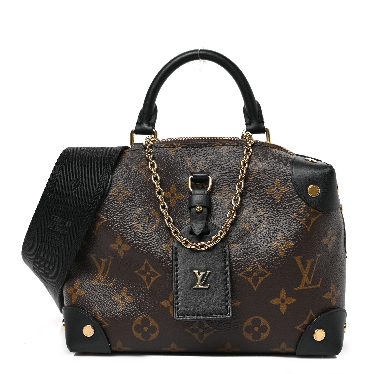 Louis Vuitton Monogram Petite Malle Souple Black 1 of 8