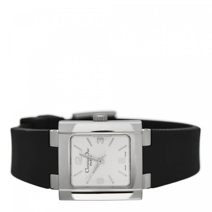 Christian Dior Stainless Steel Rubber 24mm Riva Quartz Watch 2 of 5