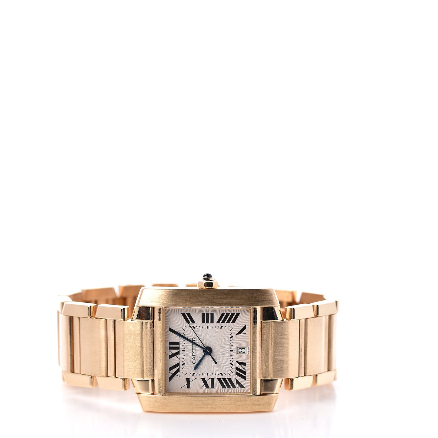 18K Yellow Gold 28mm Tank Francaise Automatic Watch