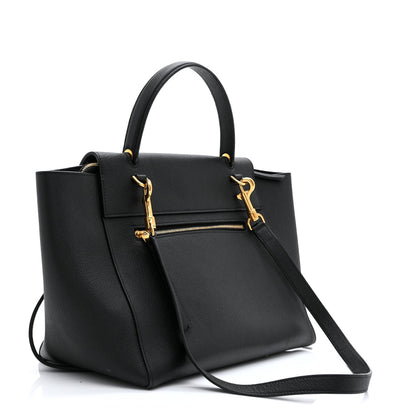 Celine Grained Calfskin Mini Belt Bag Black 3 of 11