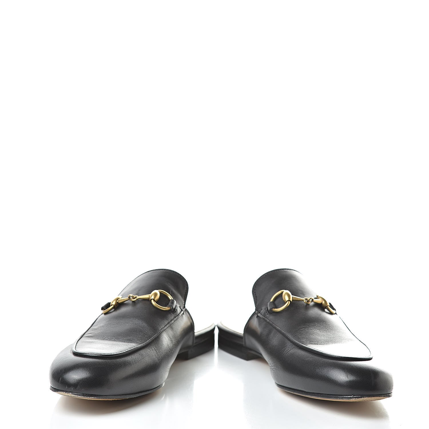 Gucci Calfskin Womens Princetown Slippers 36.5 Black 5 of 16