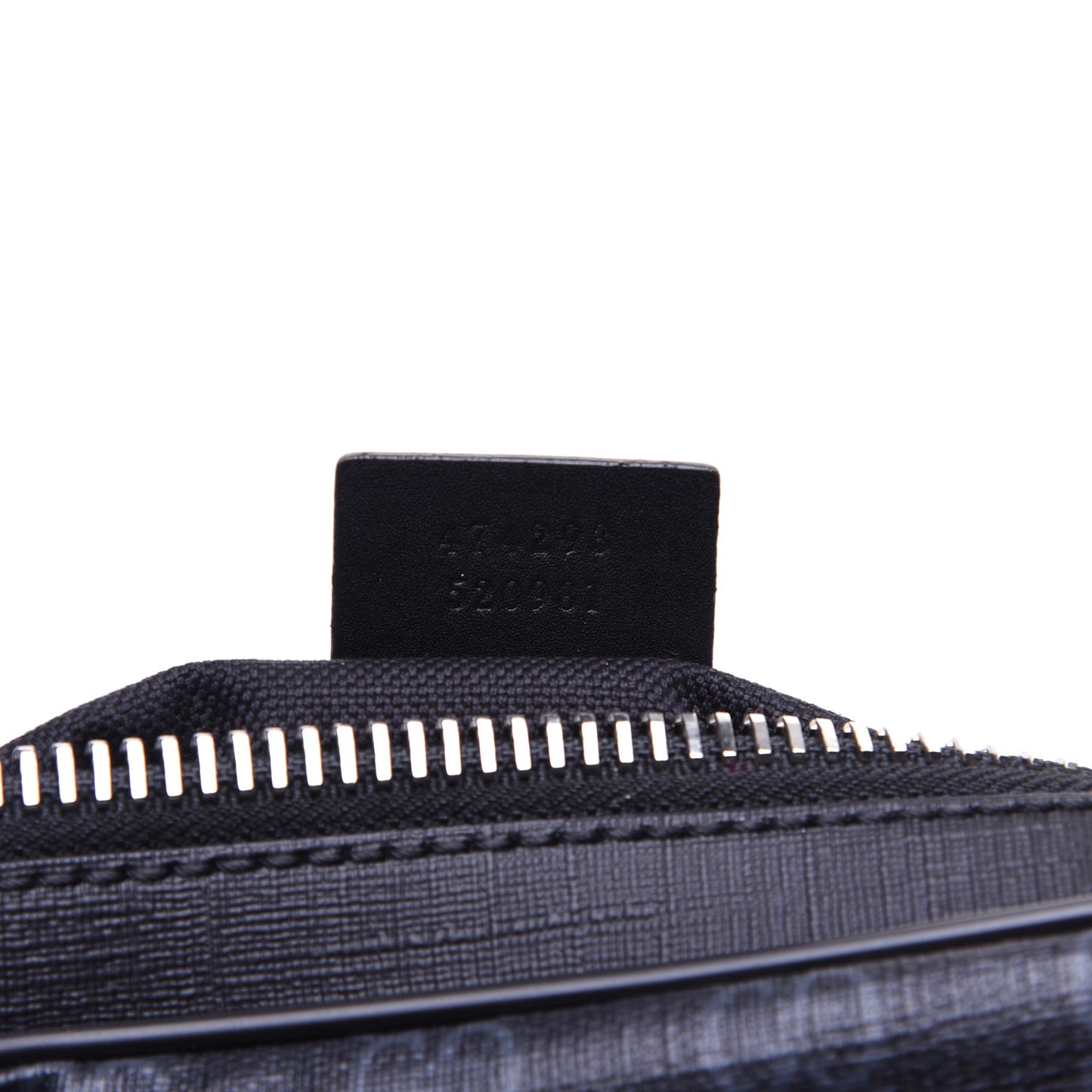 Soft GG Supreme Monogram Web Belt Bag Black Grey