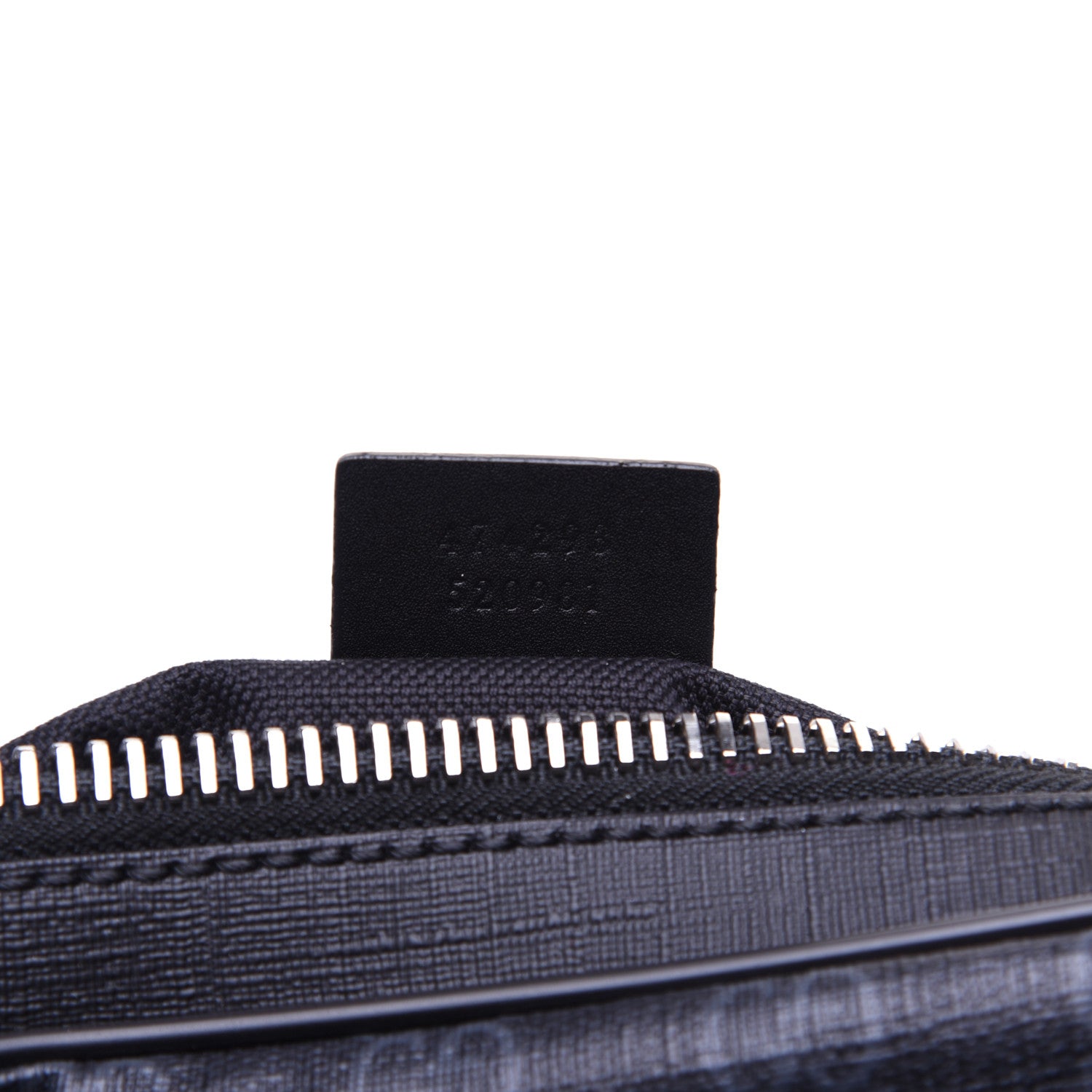 Gucci Soft GG Supreme Monogram Web Belt Bag Black Grey 9 of 9