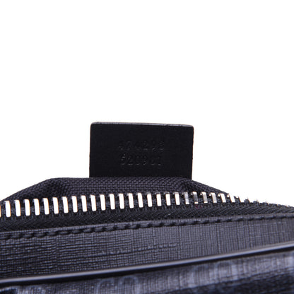 Gucci Soft GG Supreme Monogram Web Belt Bag Black Grey 9 of 9