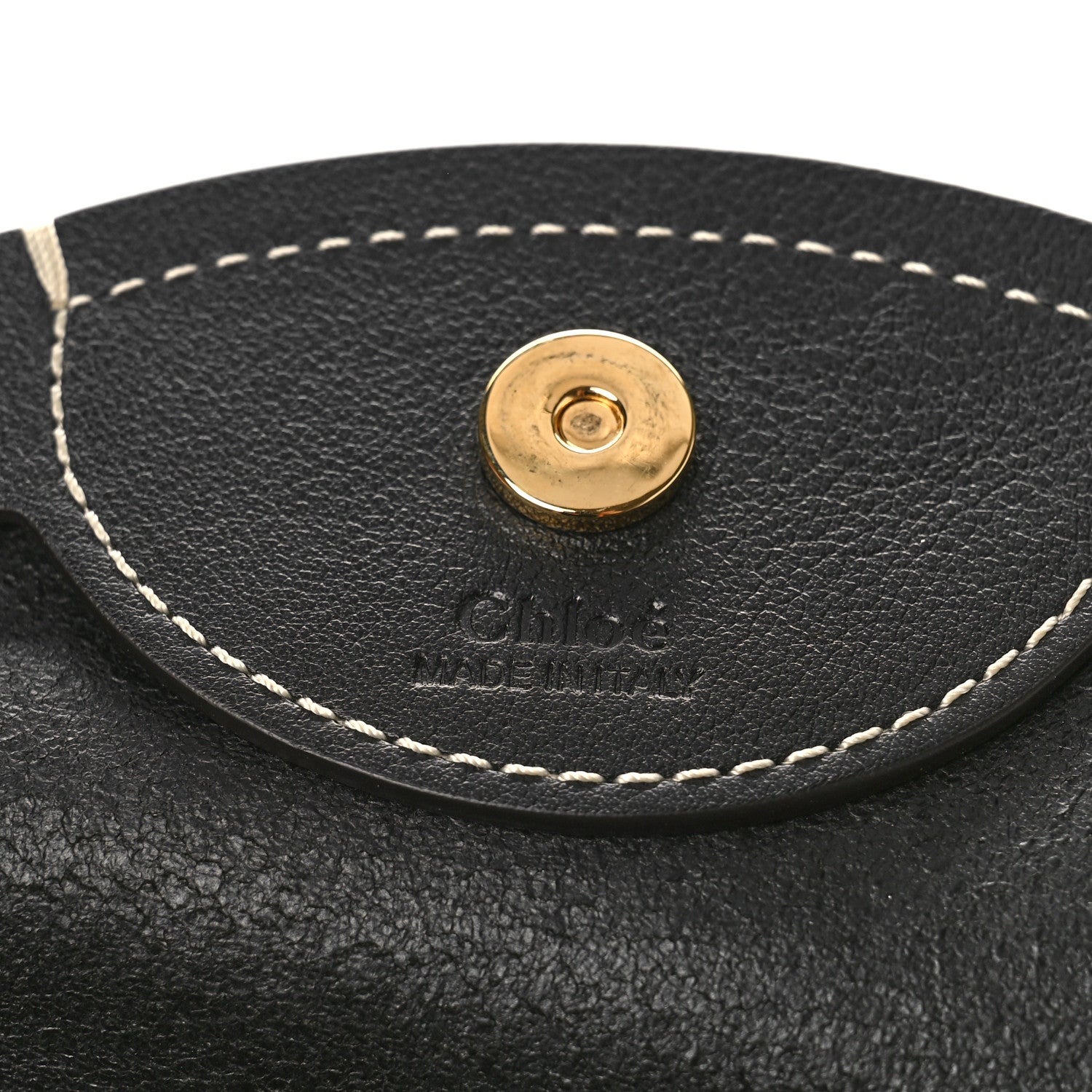 Chloe Small Grain Smooth Calfskin Medium Darryl Tote Black 6 of 8