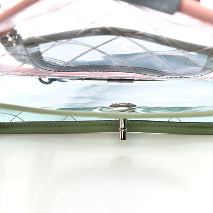 Chanel Lambskin PVC Quilted Mini Coco Splash Flap Blue Green 5 of 10