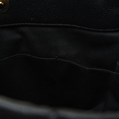 Chanel Caviar Quilted CC Timeless Soft Tote Black 10 of 19