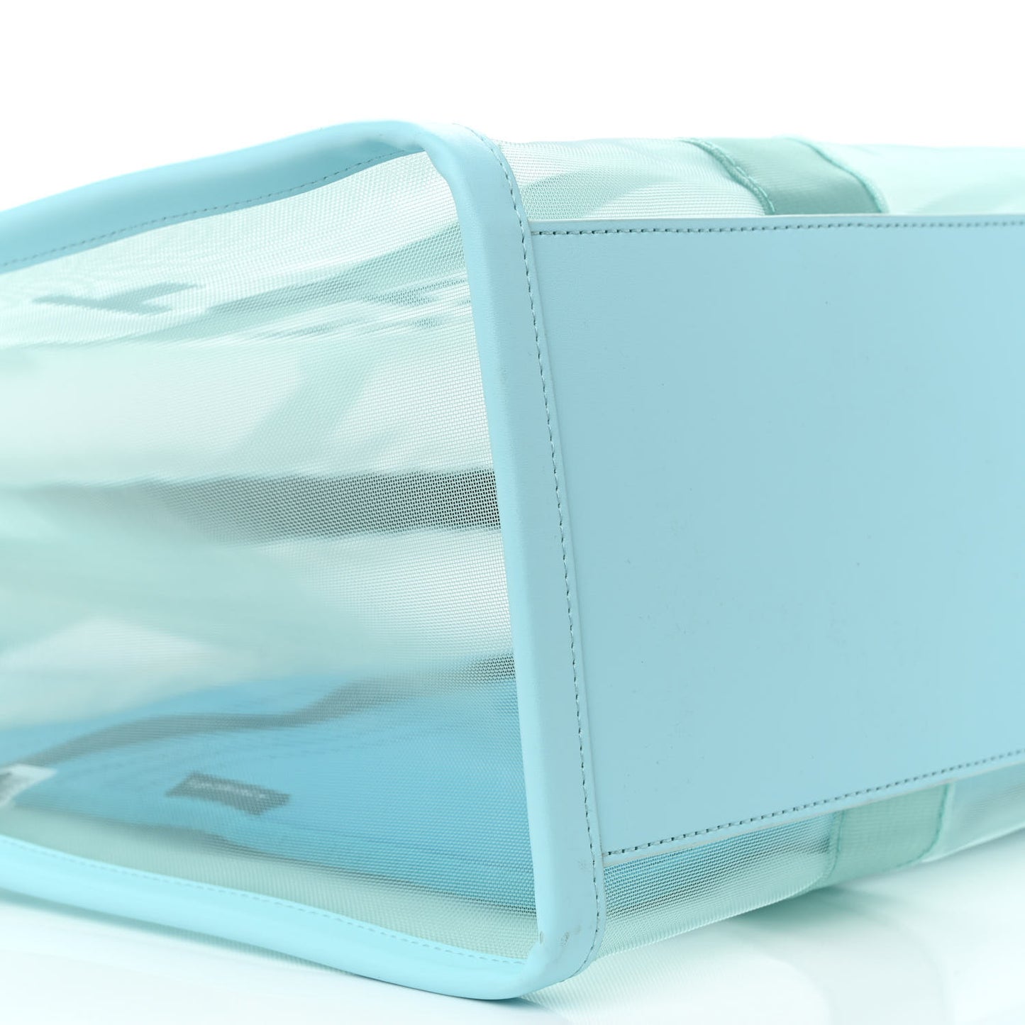 Nylon The Mesh Large Tote Bag Pale Blue