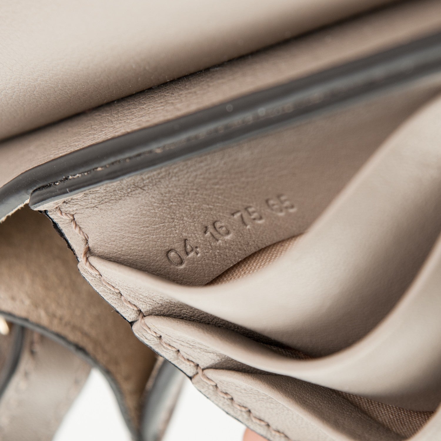 Chloe Suede Calfskin Mini Faye Shoulder Bag Motty Grey 6 of 6