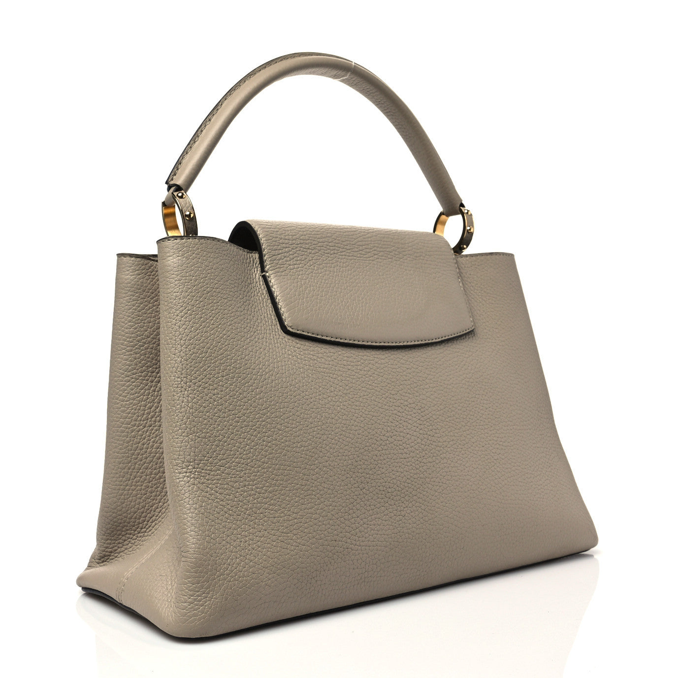 Louis Vuitton Taurillon Capucines MM Galet 3 of 10