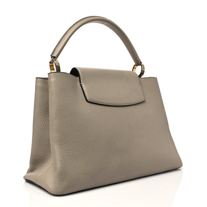 Louis Vuitton Taurillon Capucines MM Galet 3 of 10