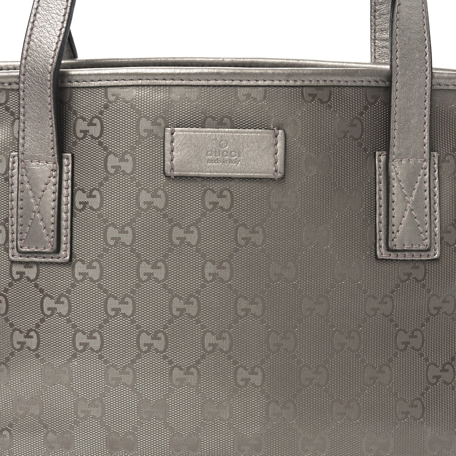 Gucci Imprime Monogram Small Joy Tote Pewter 8 of 10