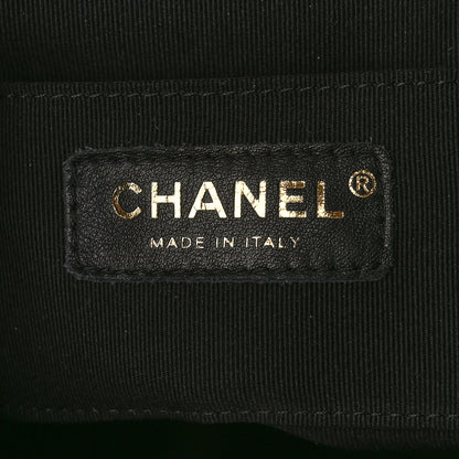 Chanel Lambskin Quilted Small Duma Drawstring Backpack Black 6 of 9
