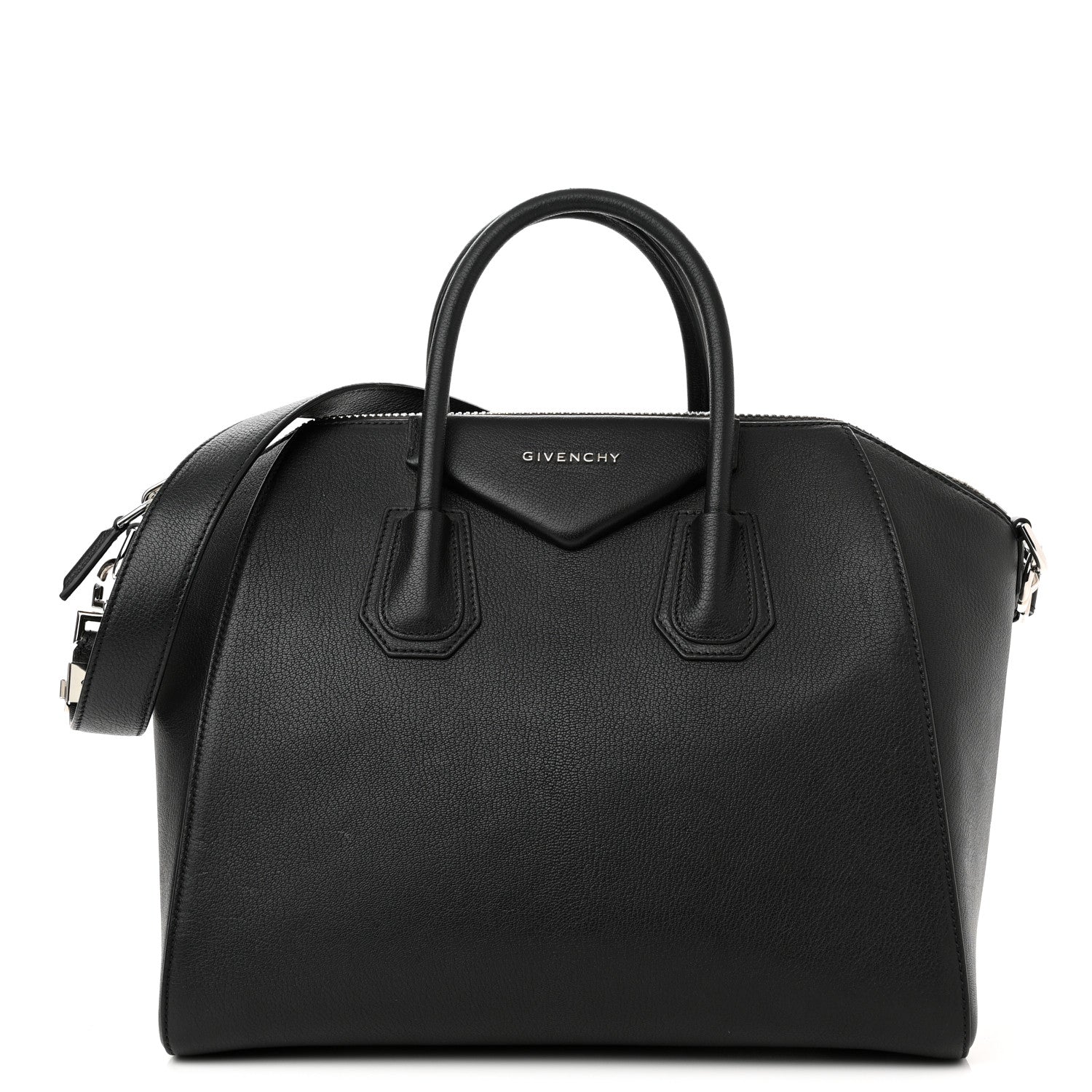 Givenchy Sugar Goatskin Medium Antigona Black 1 of 12