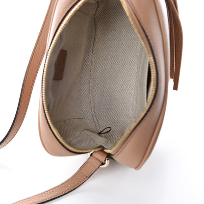 Gucci Pebbled Calfskin Small Soho Disco Bag Camelia 6 of 8