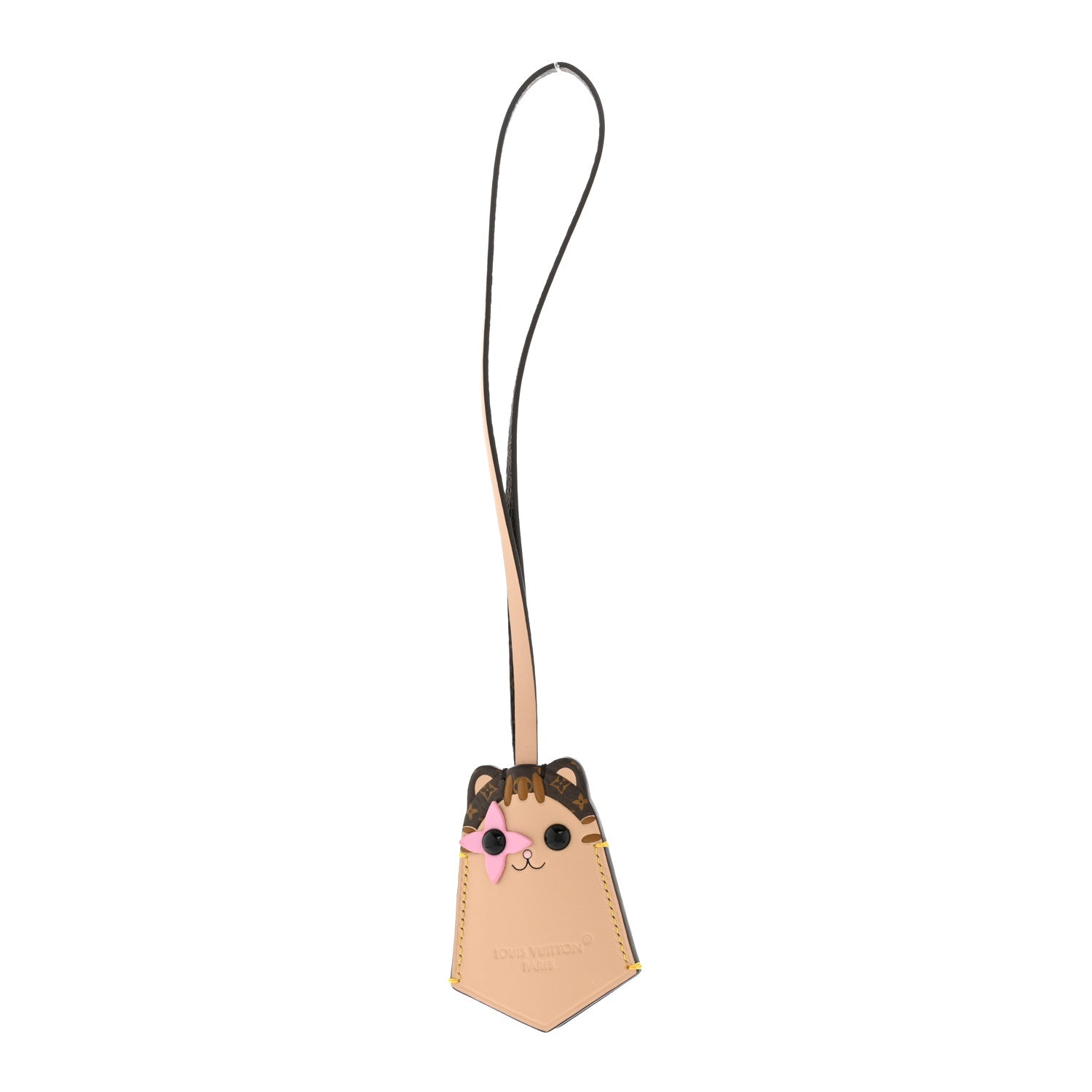 Louis Vuitton Monogram LV Cat Bag Charm Charm Cream 1 of 5