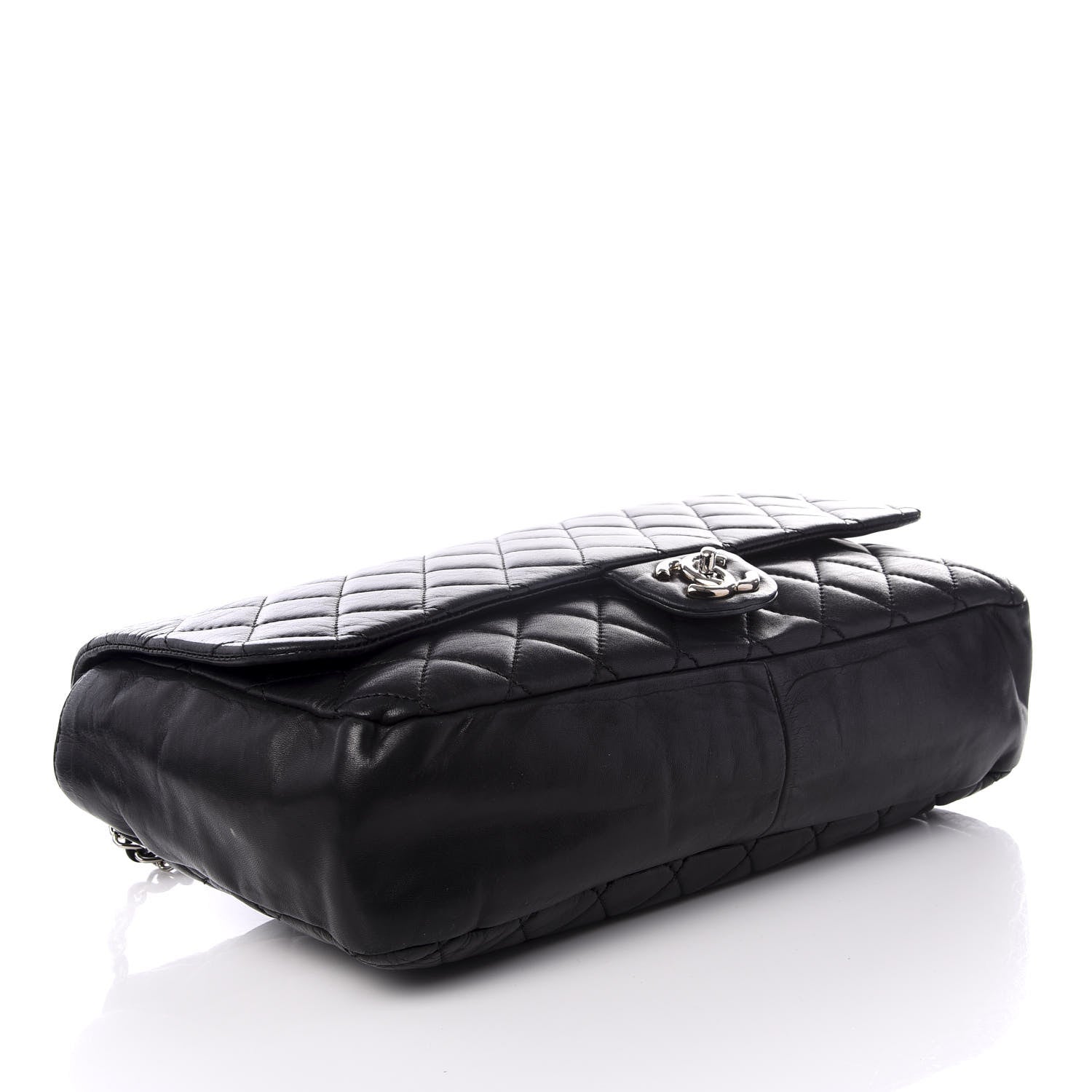Chanel Lambskin Quilted Maxi Coco Rain Flap Black 3 of 11