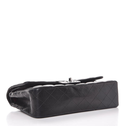Chanel Lambskin Quilted Medium Double Flap Black 4 of 8