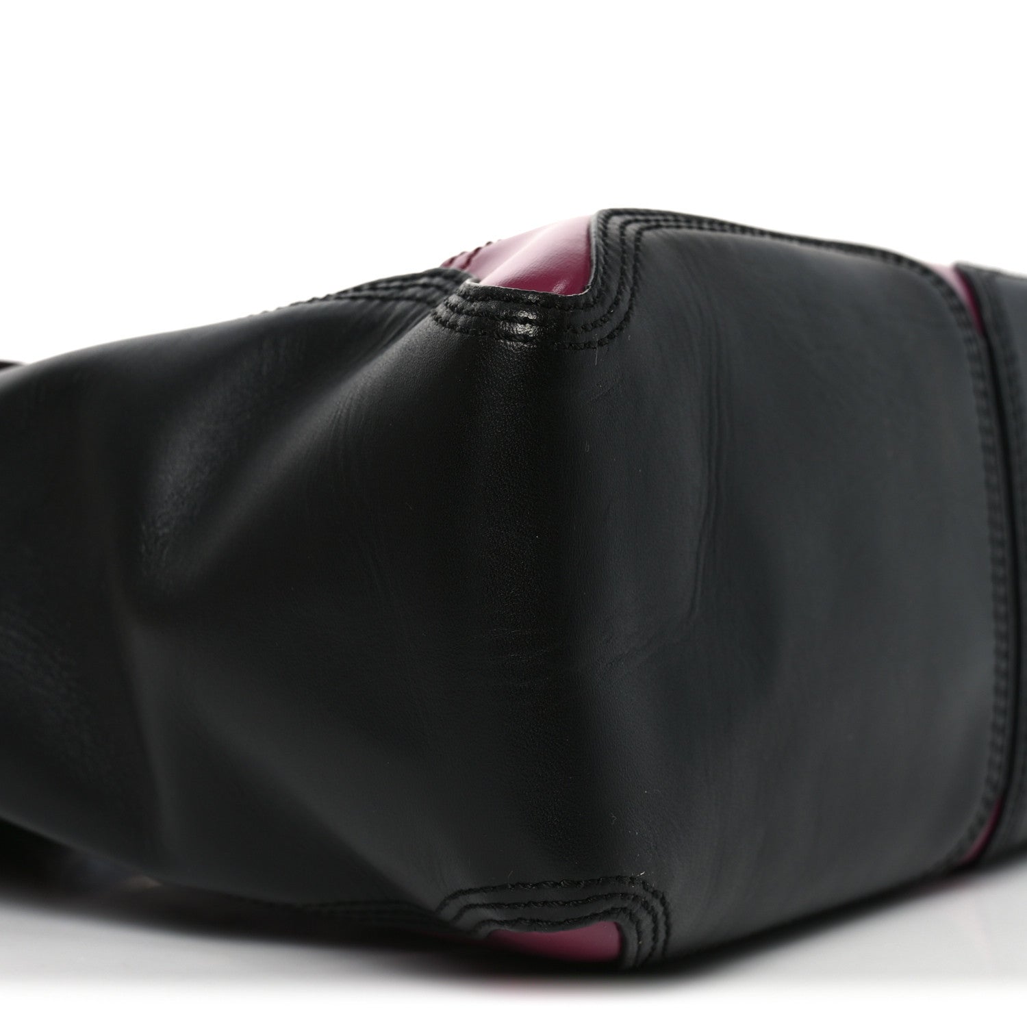 3.1 Phillip Lim Smooth Calfskin Medium Pashli Satchel Berry Black 8 of 9