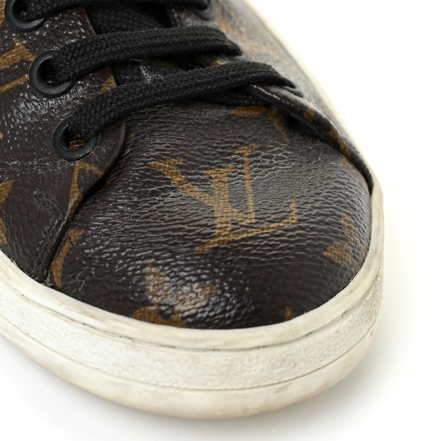 Louis Vuitton Patent Monogram Frontrow Sneakers 35.5 14 of 21