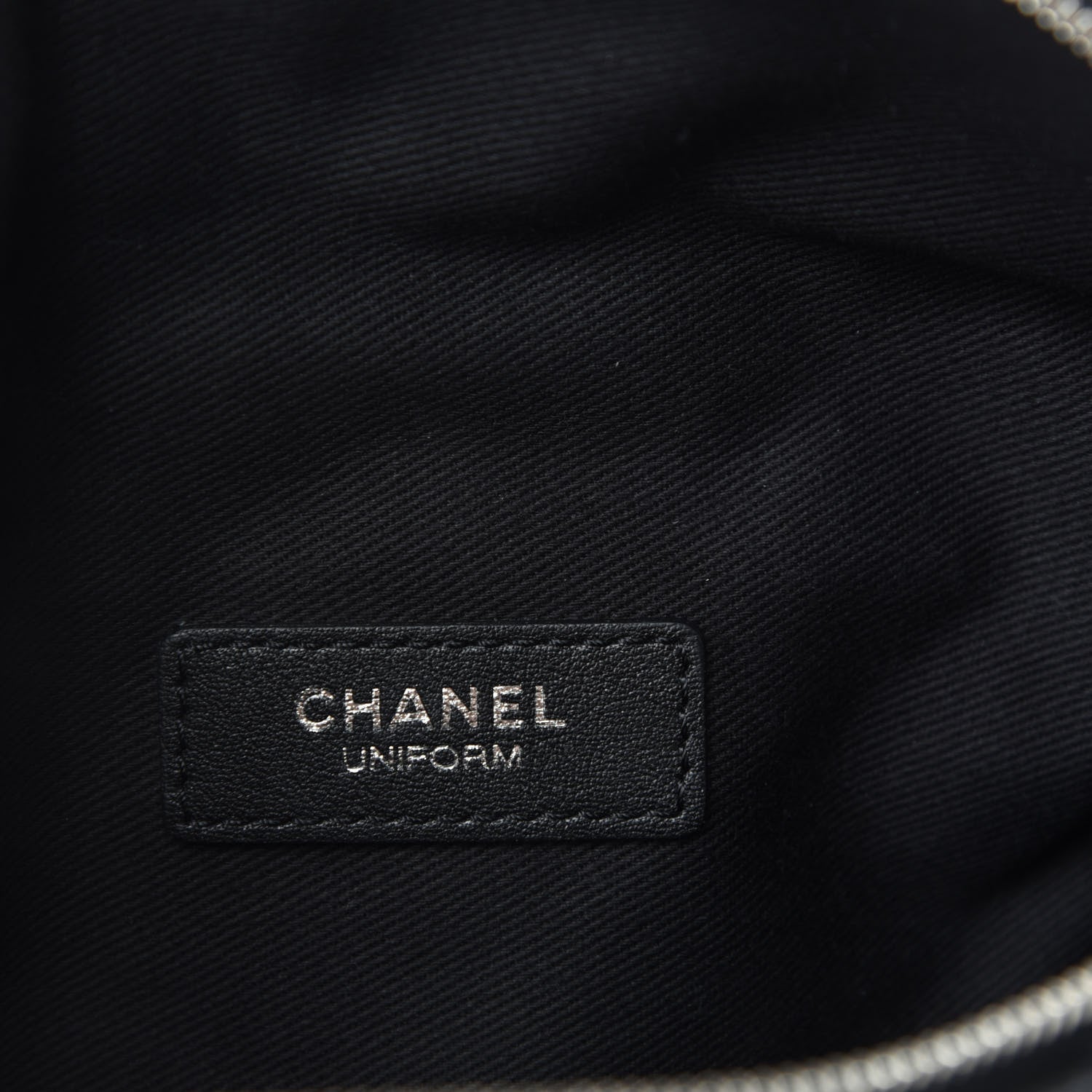Chanel Lambskin Quilted Waist Belt Bag Black 8 of 10