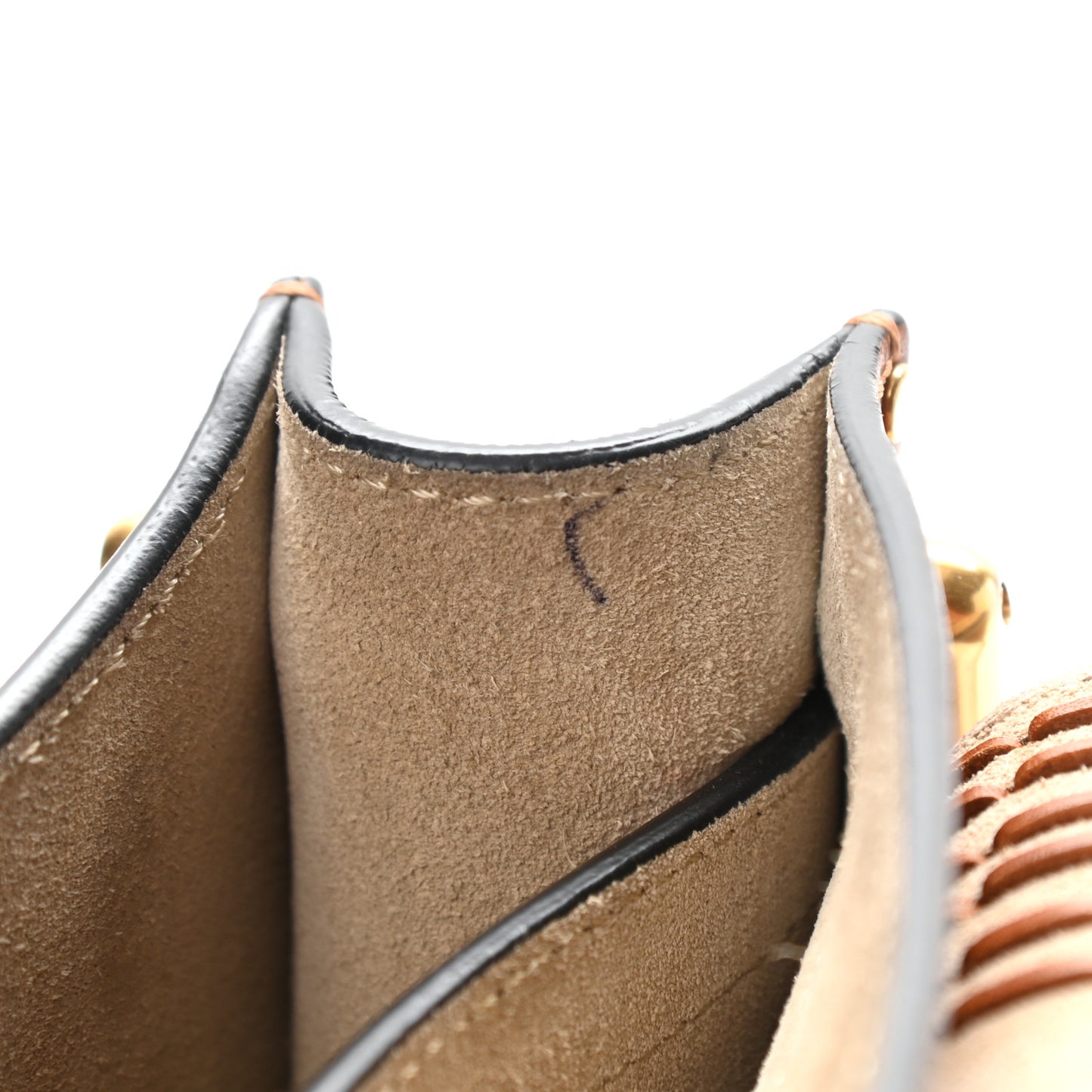 Calfskin Braided Small Hudson Shoulder Bag Caramel