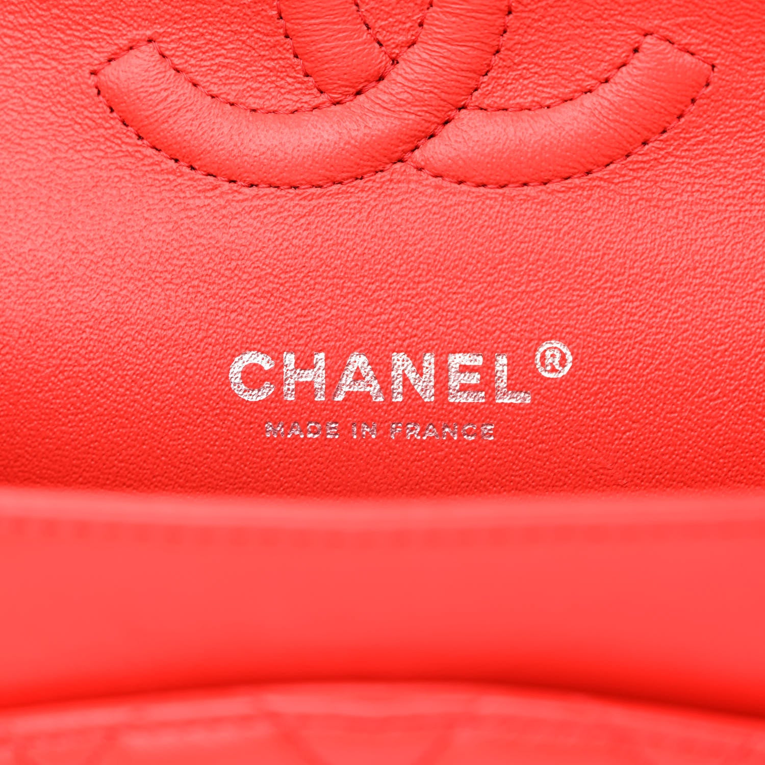 Chanel Lambskin Quilted Medium Double Flap Red 6 of 13