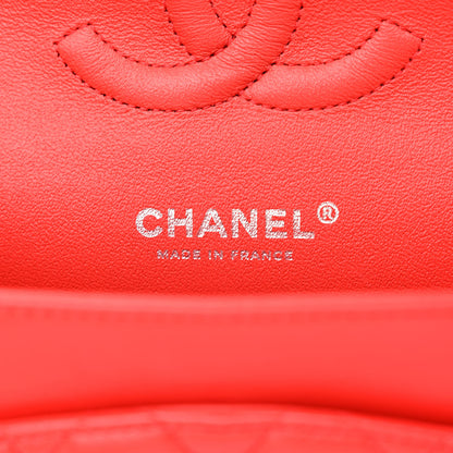 Chanel Lambskin Quilted Medium Double Flap Red 6 of 13