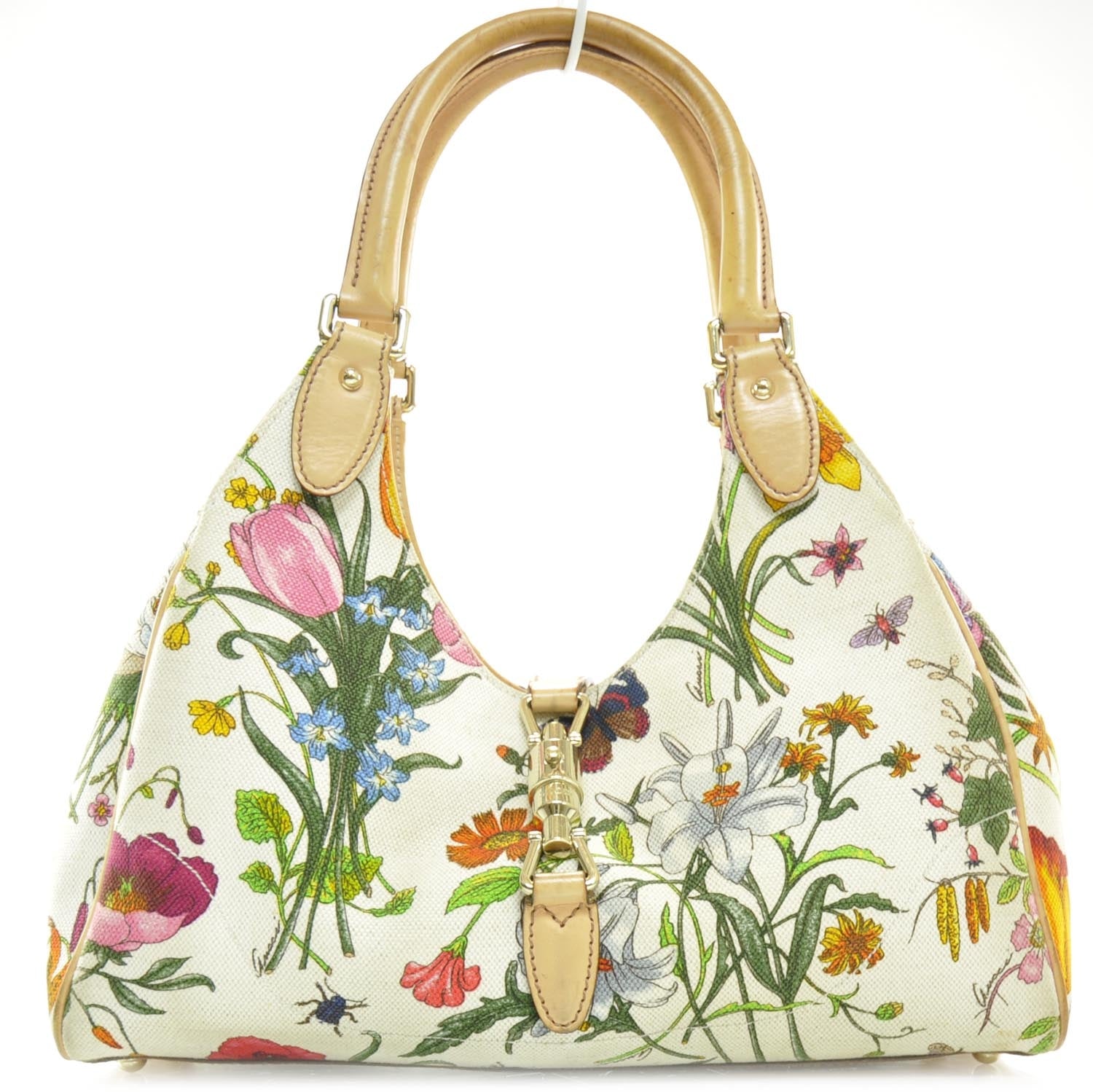 Gucci Canvas Flora Floral Bardot 1 of 8