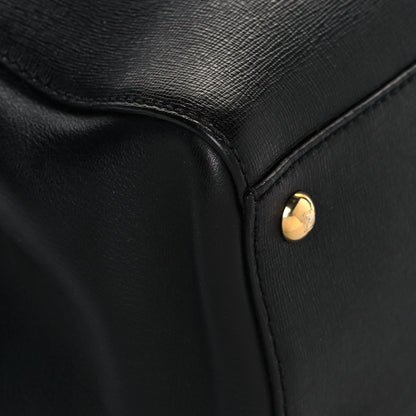 Fendi Vitello Elite Petite 2Jours Tote Black 8 of 15