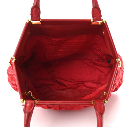 Prada Tessuto Nylon Gaufre Tote Rosso 5 of 19