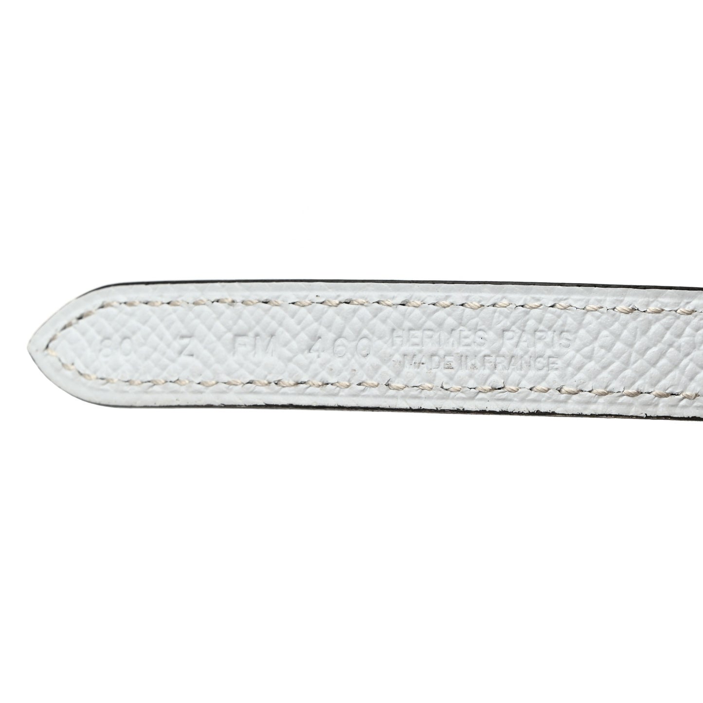 Epsom Swift 13mm Belt Strap 80 32 White Etoupe