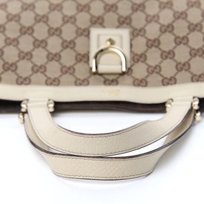 Gucci Monogram Large Abbey Tote Off White 10 of 12