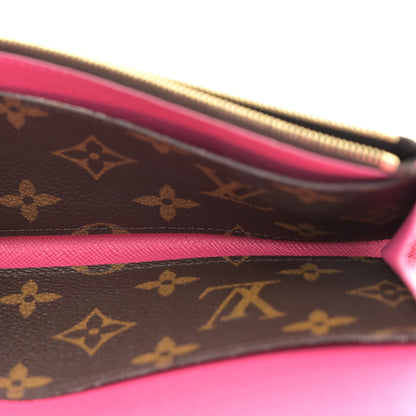 Louis Vuitton Monogram Bloom Flower Emilie Wallet Fuchsia 5 of 9