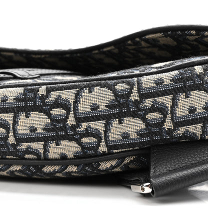 Christian Dior Oblique Mens Saddle Bag Black 9 of 9