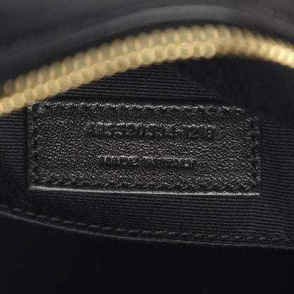 Saint Laurent Calfskin Matelasse Monogram Lou Camera Bag Black 6 of 9
