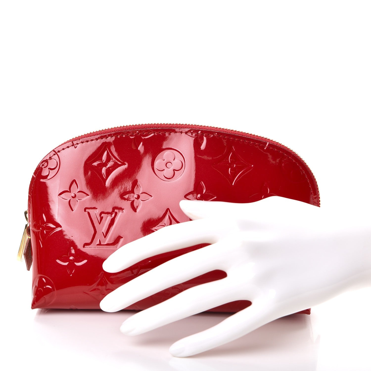 Louis Vuitton Vernis Cosmetic Pouch Cherry 2 of 7