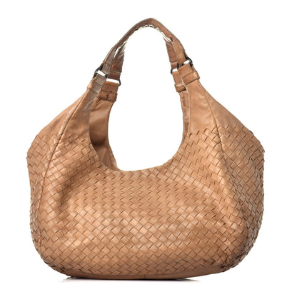 Bottega Veneta Nappa Intrecciato Medium Campana Hobo Camel 1 of 9