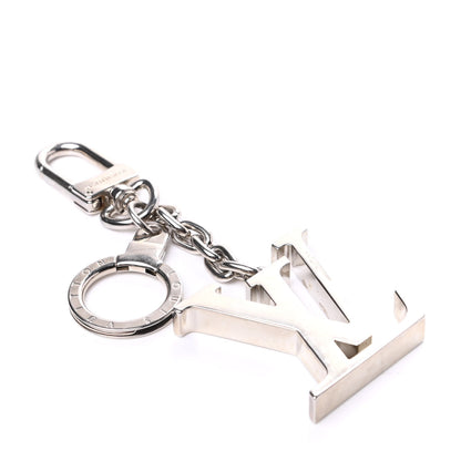 Louis Vuitton LV Facettes Bag Charm Key Holder Silver 5 of 5