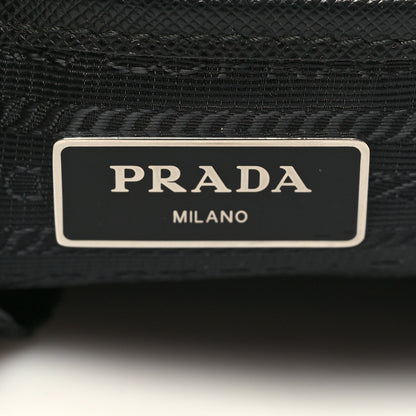 Prada Tessuto Nylon Saffiano Medium Backpack Black 6 of 10