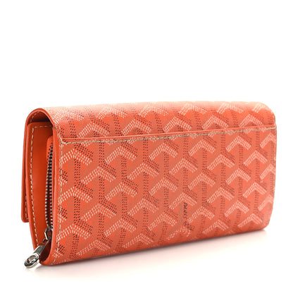 Goyard Goyardine Varenne Long Wallet Orange 3 of 9