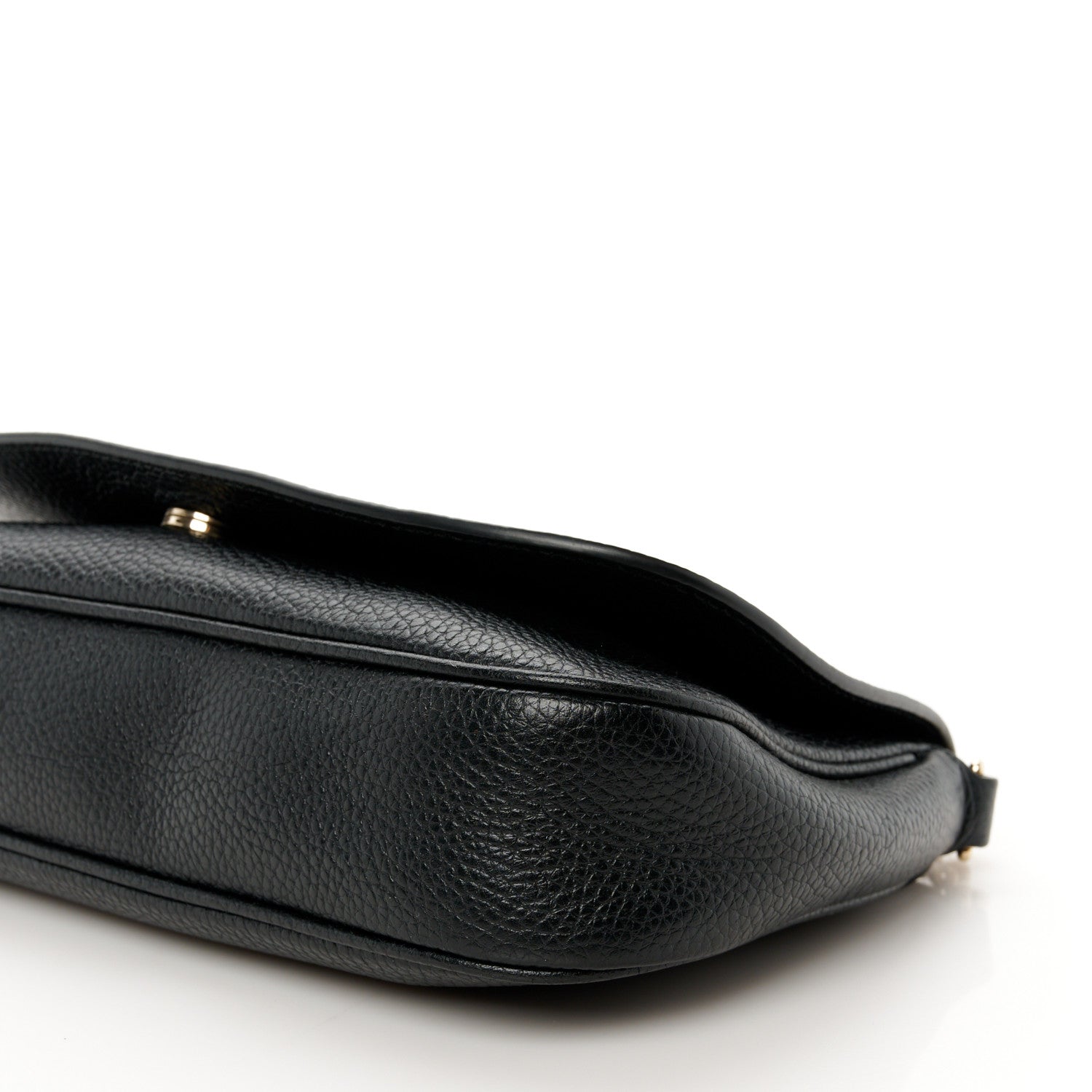 Gucci Pebbled Calfskin Medium Soho Flap Crossbody Black 11 of 11