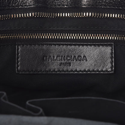 Balenciaga Chevre Gold Metallic Edge Hardware City Black 7 of 9