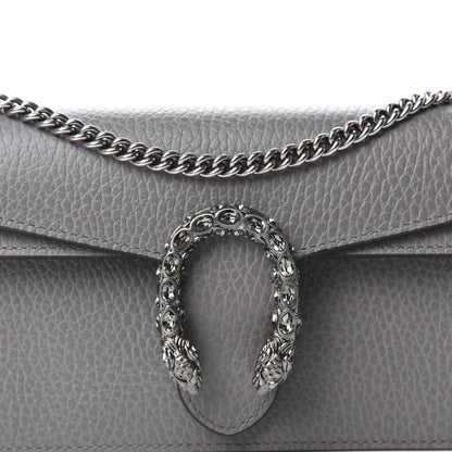 Gucci Dollar Calfskin Crystal Super Mini Dionysus Shoulder Bag Dusty Grey Black Diamond 9 of 10