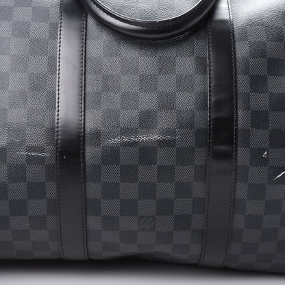 Louis Vuitton Damier Graphite Keepall Bandouliere 55 18 of 21