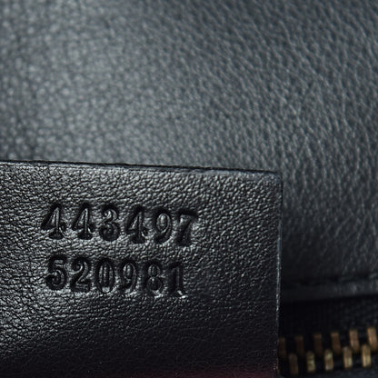 Gucci Velvet Matelasse Small GG Marmont Shoulder Bag Black 7 of 12