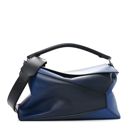 Loewe Calfskin Large Puzzle Edge Bag Dark Marino 1 of 9