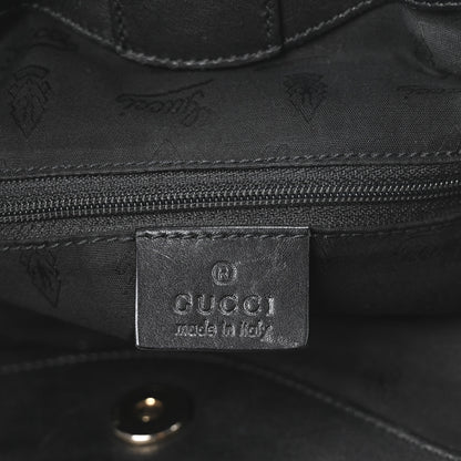 Gucci Guccissima Medium Sukey Tote Black 6 of 10