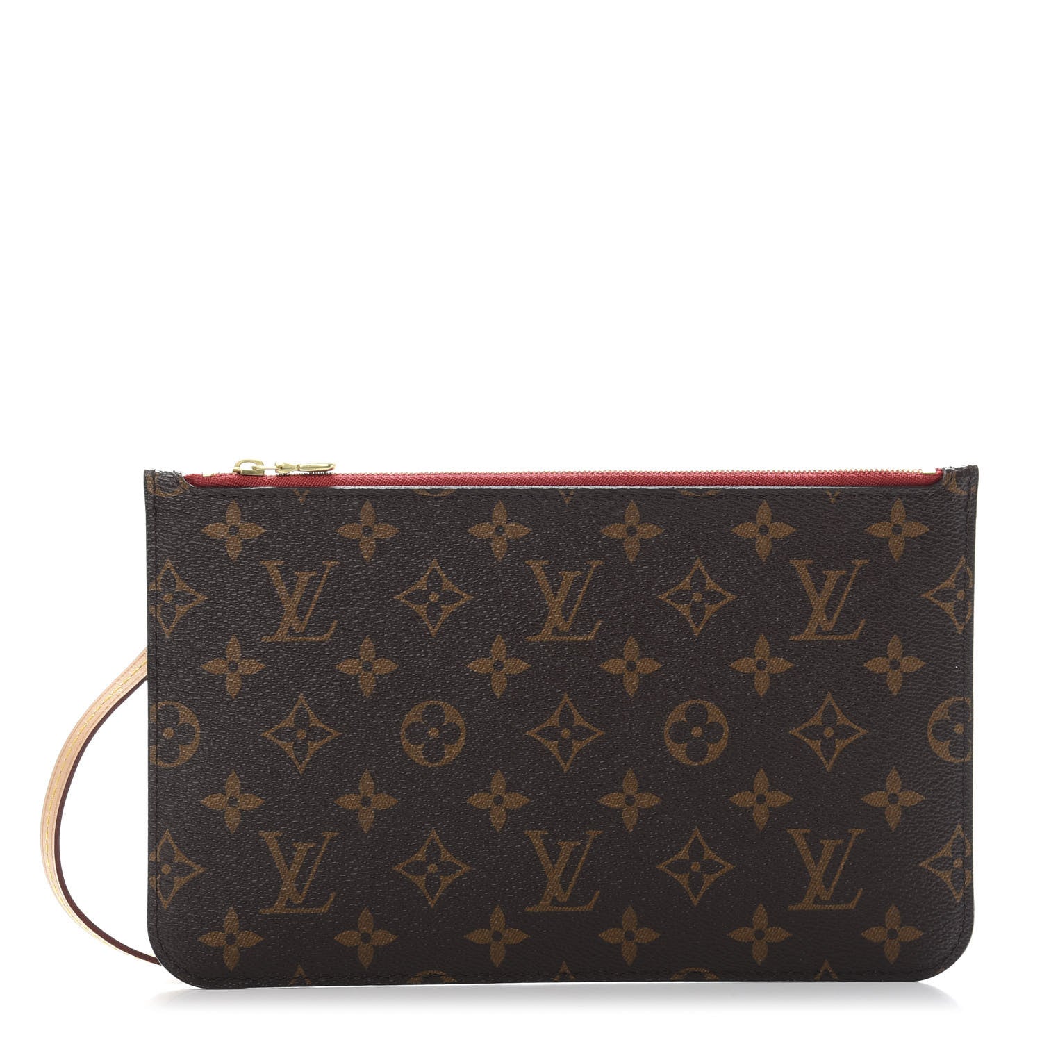 Louis Vuitton Monogram Neverfull MM GM Pochette Cherry 1 of 9