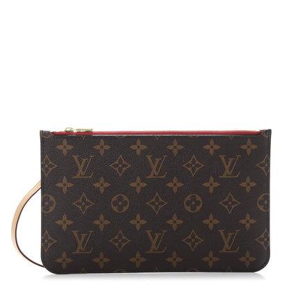 Louis Vuitton Monogram Neverfull MM GM Pochette Cherry 1 of 9